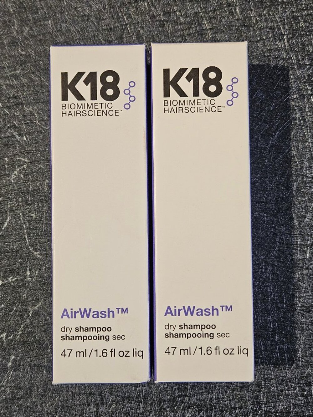 K18 Mini AirWash™ Dry Shampoo - 2 Boxes - Biomimetic Hairscience